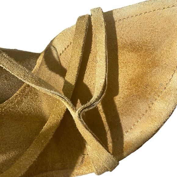 Mui Mui Strappy Suede Heeled Sandals Sz 35 (US Size 5 via chart) - Picture 7 of 10